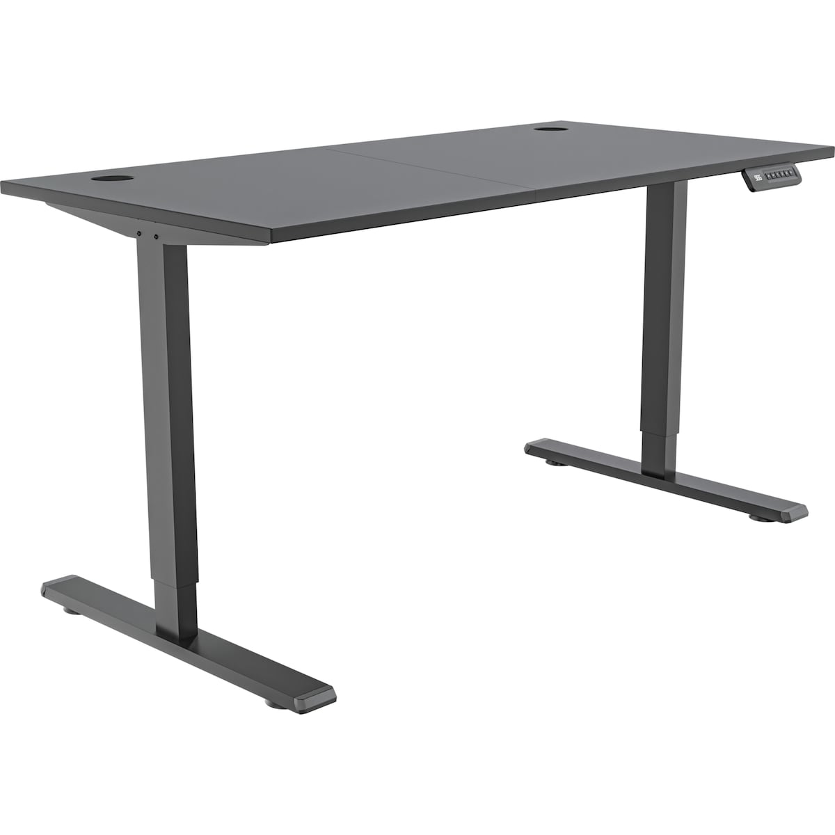 Piranha E-Base 120 høydejusterbart skrivebord (sort)