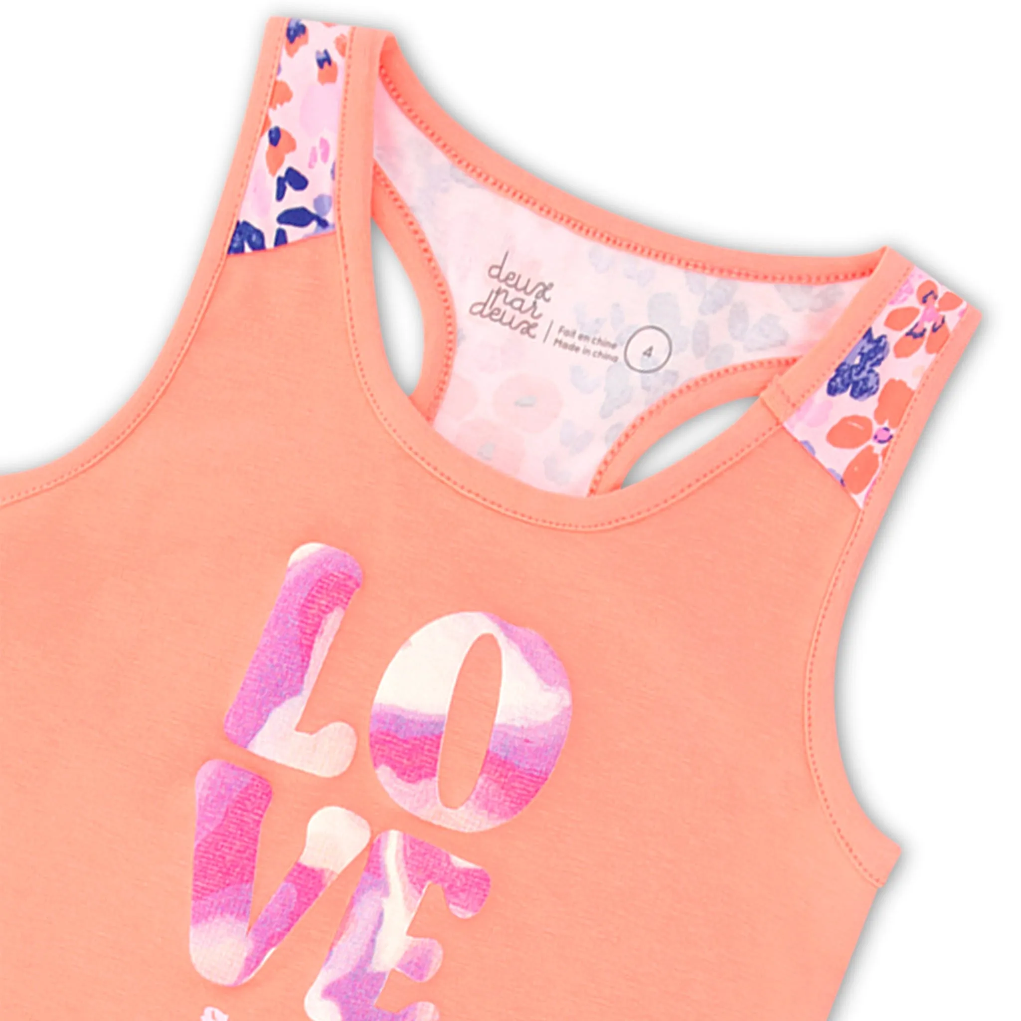 Deux par Deux Camisole Champs 3-6ans