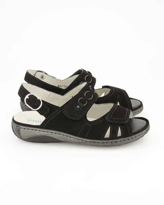 Waldläufer Garda Sandalen in Schwarz