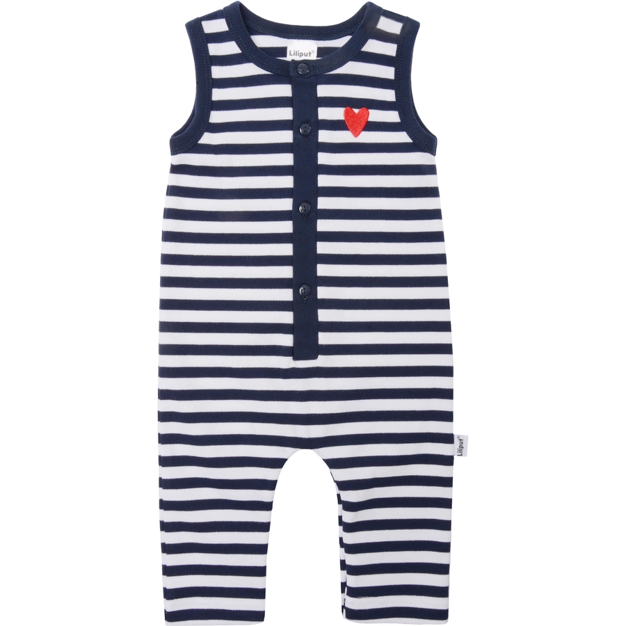 Liliput Jumpsuit-Set Heart blau-weiss