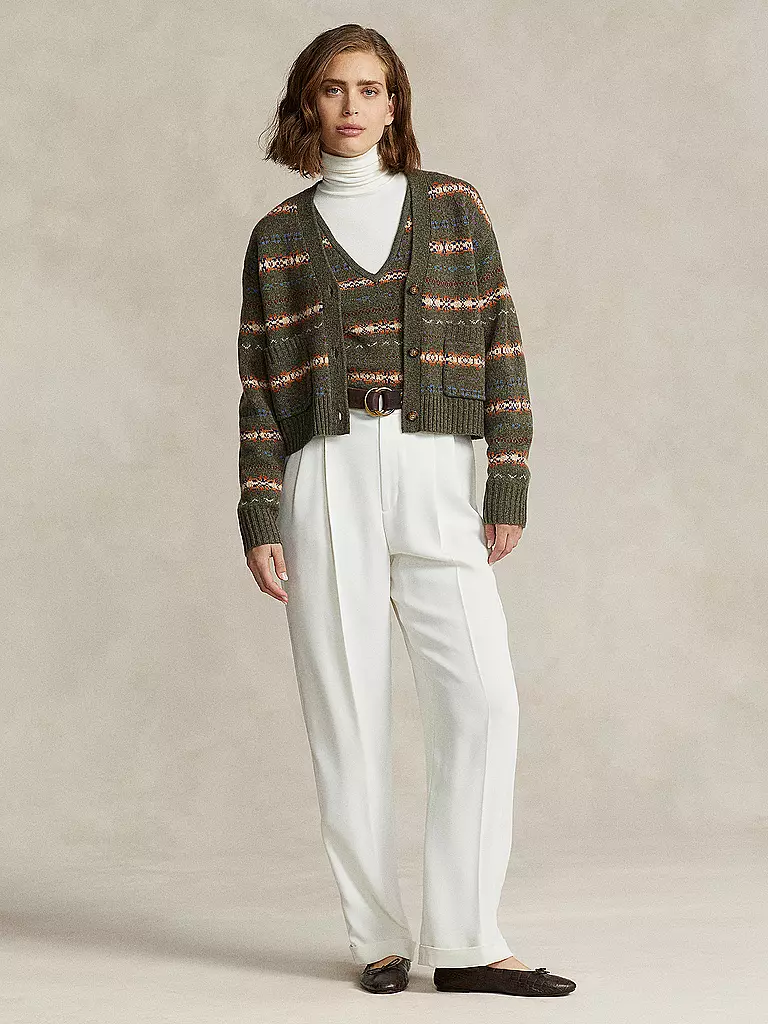 POLO RALPH LAUREN Cardigan  olive