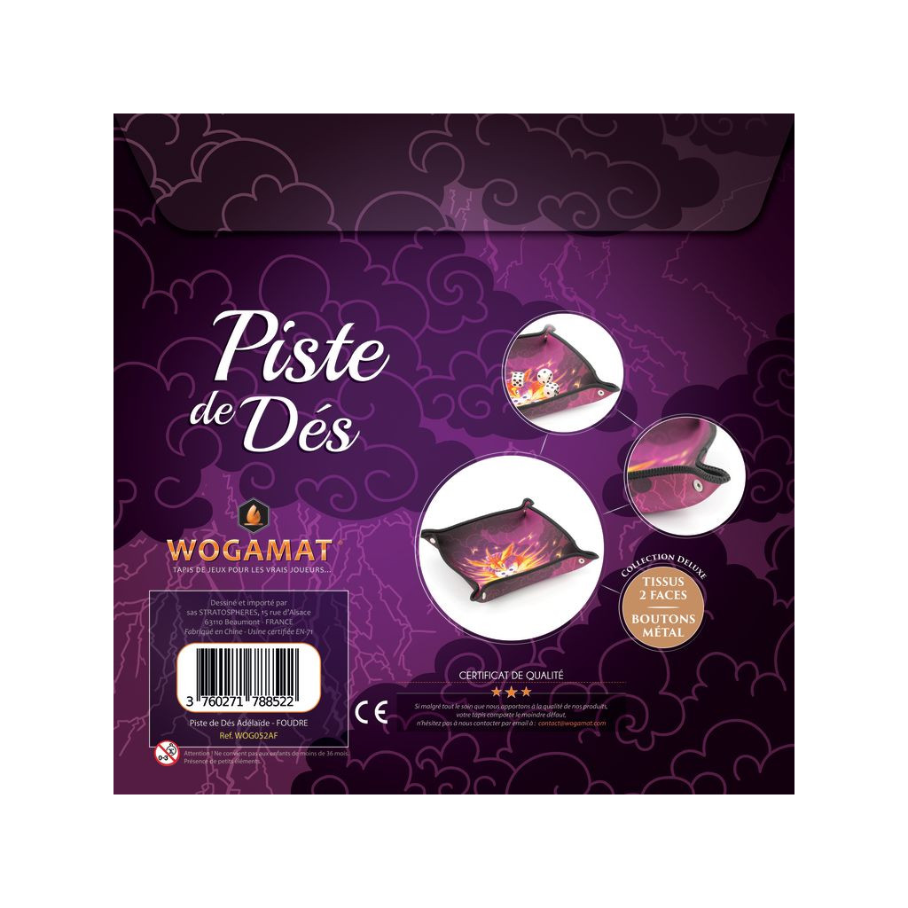 Piste de dés Adélaide - Foudre