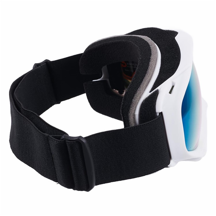 Motocross Brille Winter Ski Sportbrille mit UV-Schutz - Weiss / Bunt