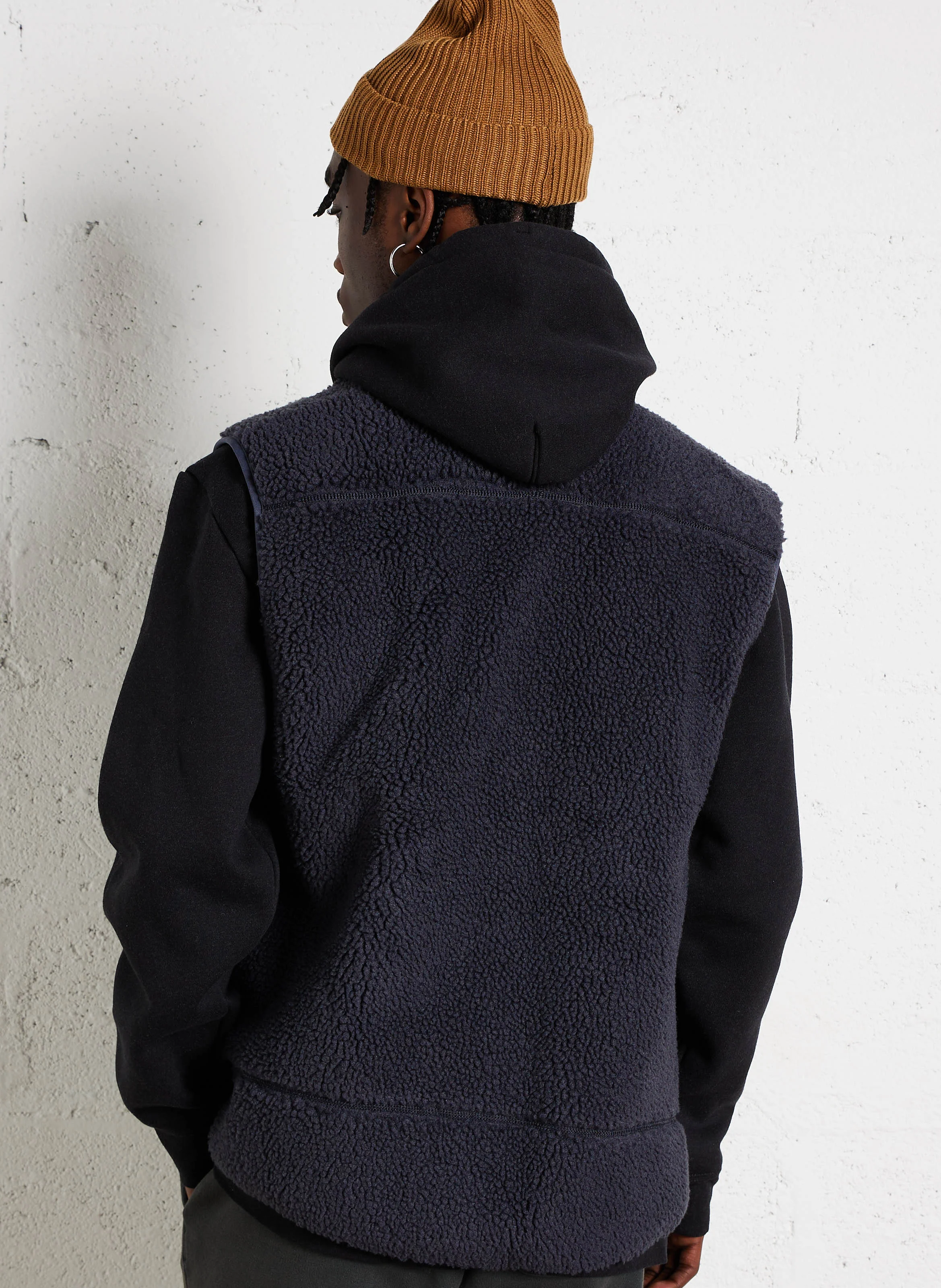 CLASSIC RETRO-X - Gilet sans manches en sherpa | Bleu