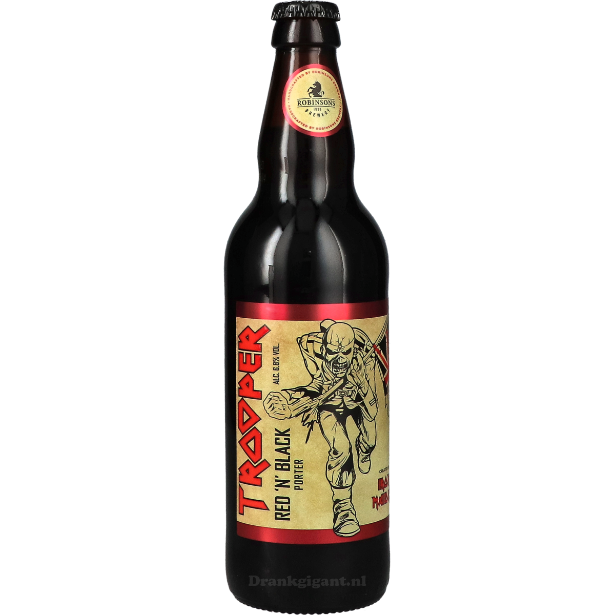 Iron Maiden Trooper Red N Black 50 cl