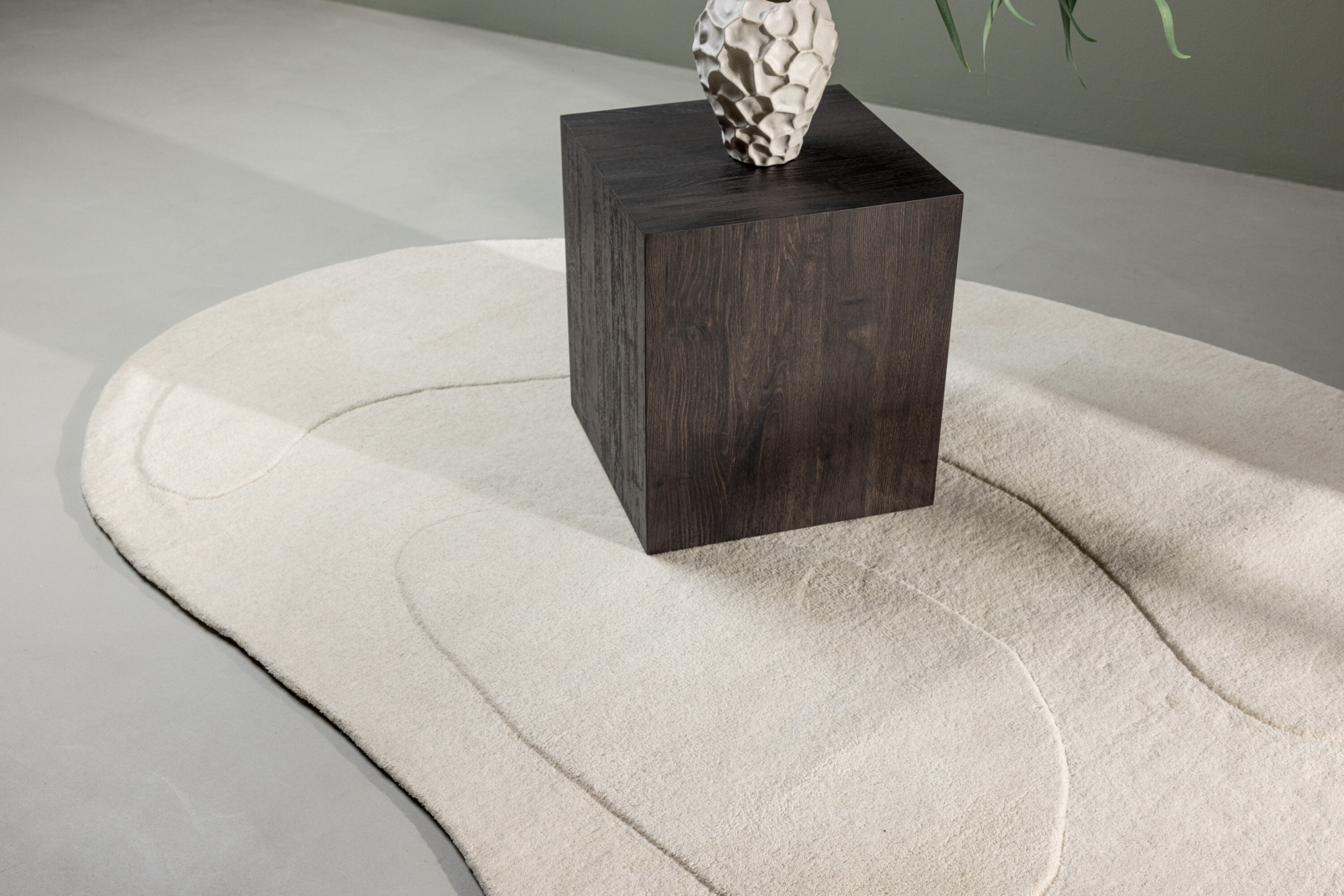 Koa Vloerkleed Ovaal 290x175cm - Wit