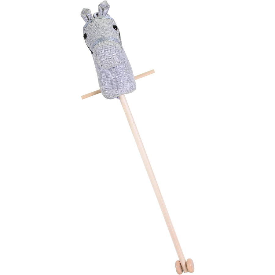 knorr toys® Steckenpferd Grey horse grau