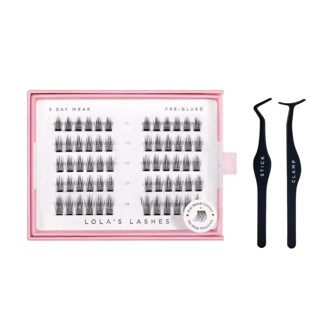 Tapered Pre-Glued Lashes set