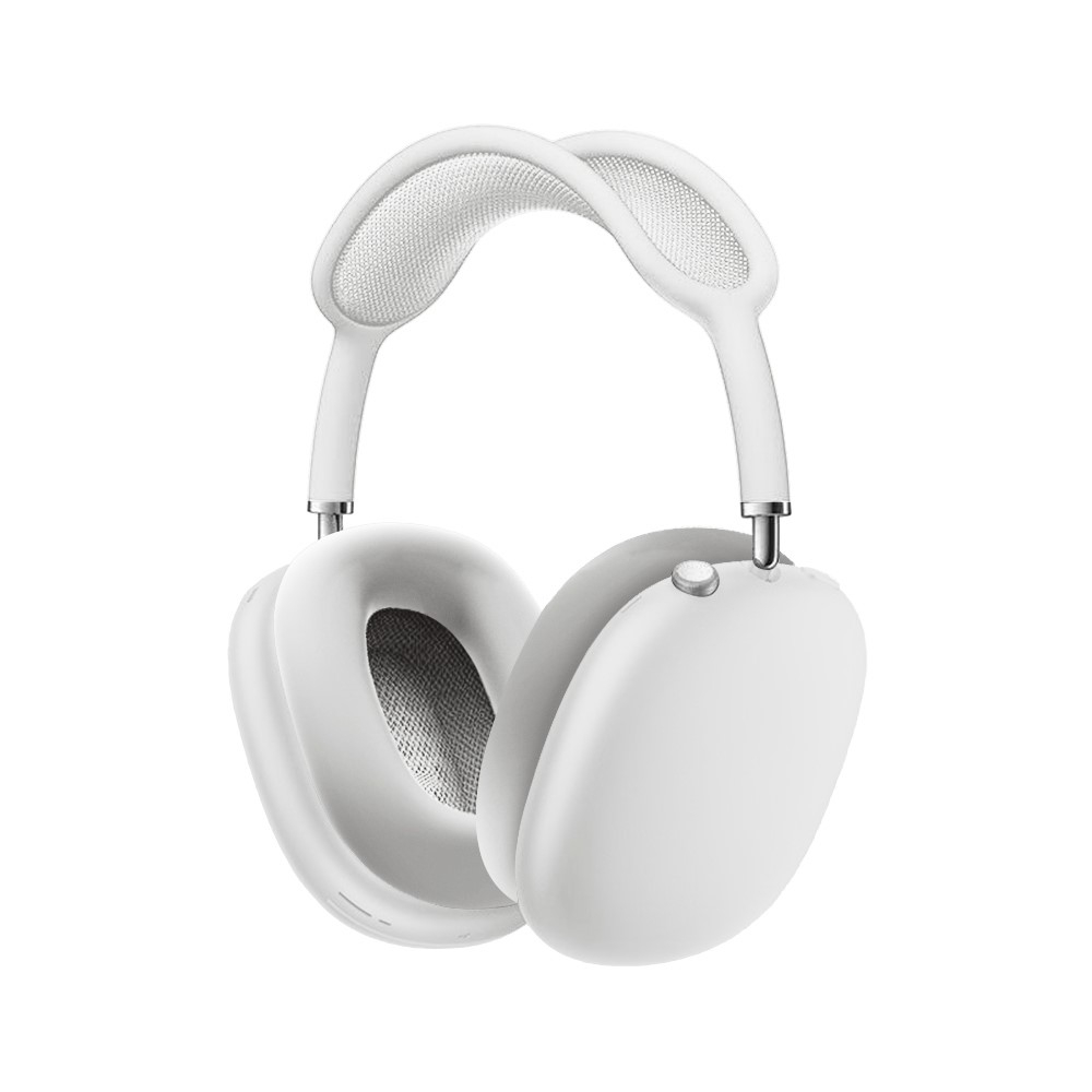 (5-tlg.Set) AirPods Max Silikon Hülle Schutz Abdeckung - Weiss