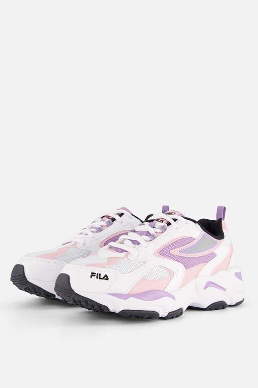 Fila Ray Tracer Sneakers wit Imitatieleer