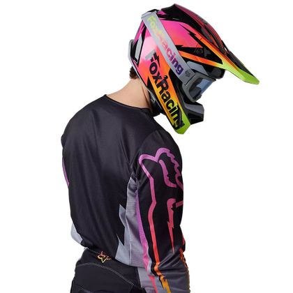 Maillot cross Fox 180 STATK 2023 - Gris