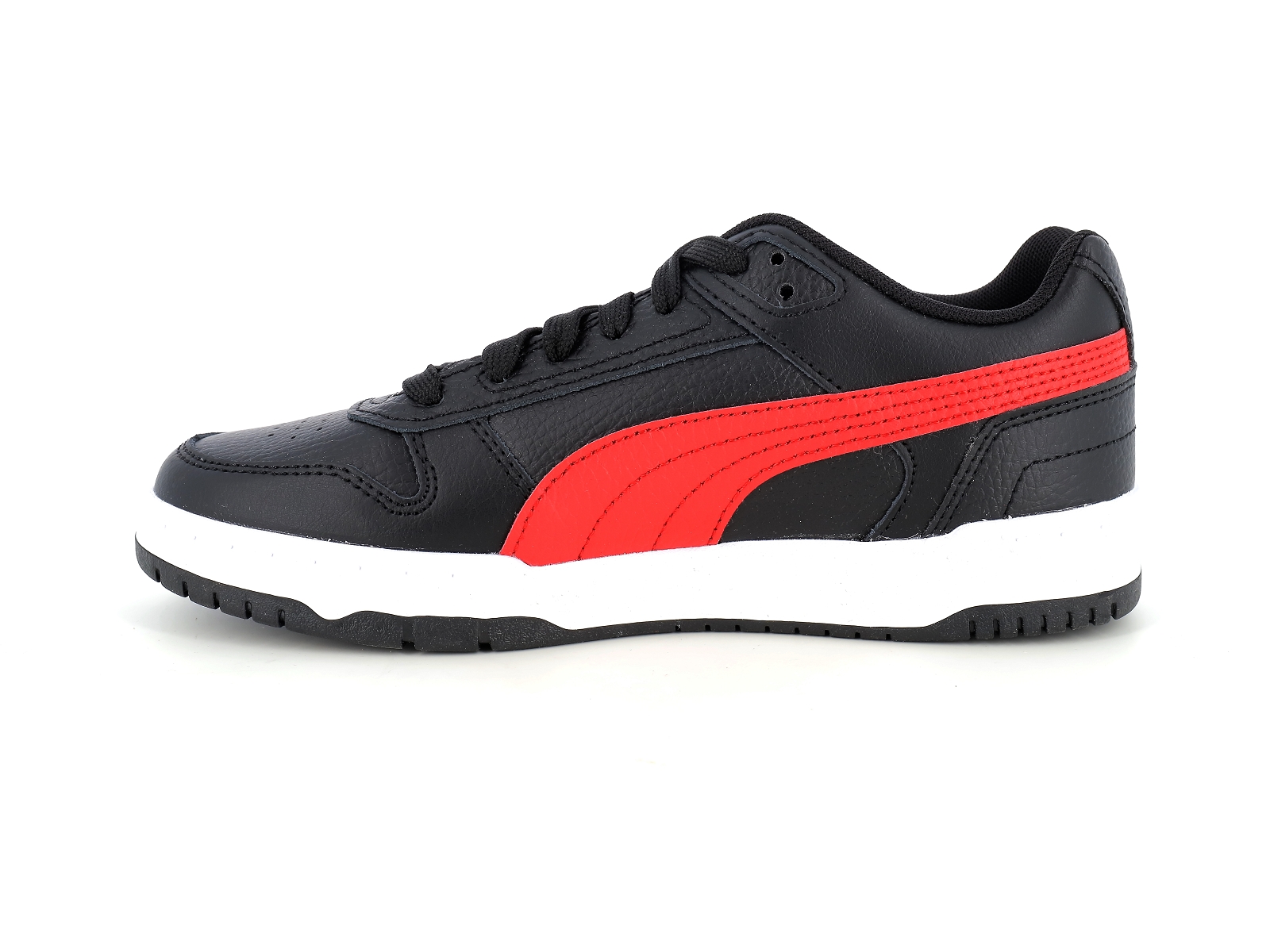 Puma-387350 Matières combinées Noir Rouge