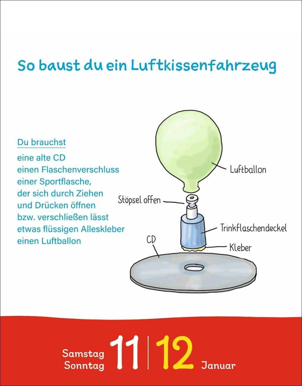 Kalender für clevKids Tagesabreißkalender 2025
