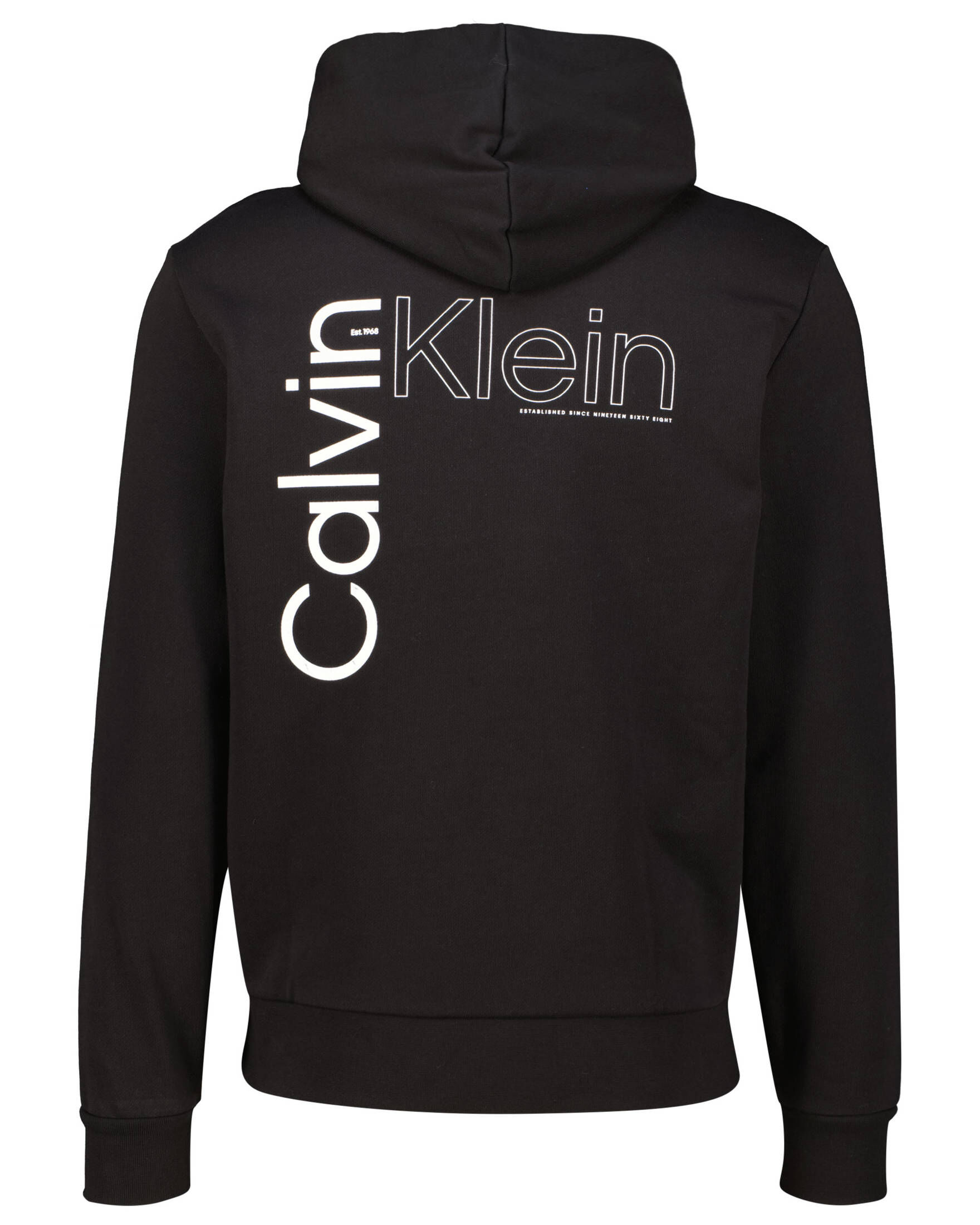 CALVIN KLEIN| Herren Hoodie ANGLED BLACK LOGO