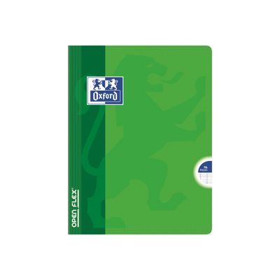 Oxford Openflex - Cahier polypro 17 x 22 cm - 96 pages - grands carreaux (seyès) - disponible dans différentes couleurs