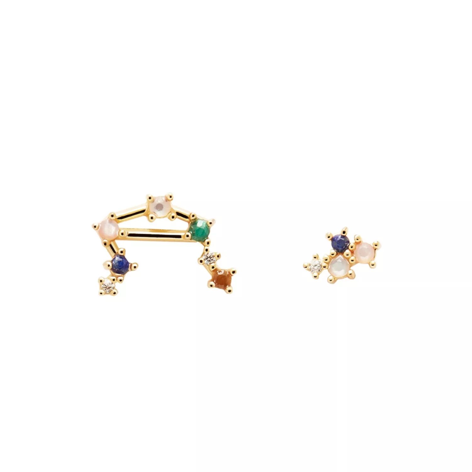 PDPAOLA Libra Øreringe 18 kt. Forgyldt Sølv AR01-410-U