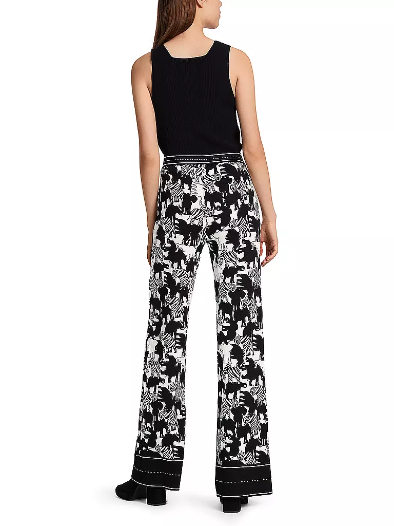 MARC CAIN Hose Flared Fit schwarz