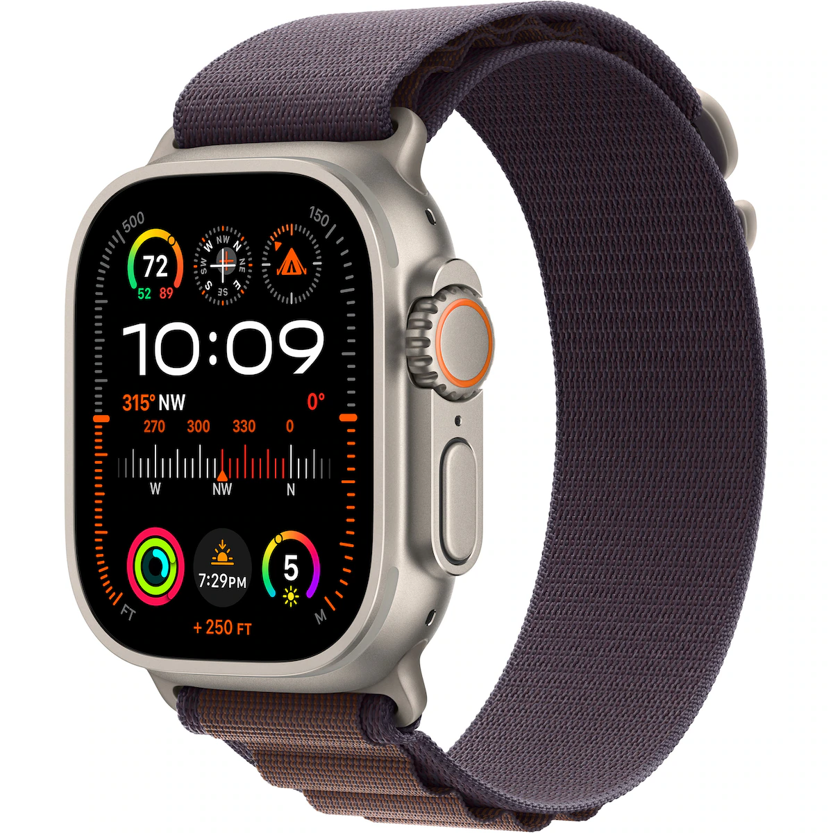 Apple Watch Ultra 2 49mm GPS+CEL Titanium M (Indigo/Alpine Loop)
