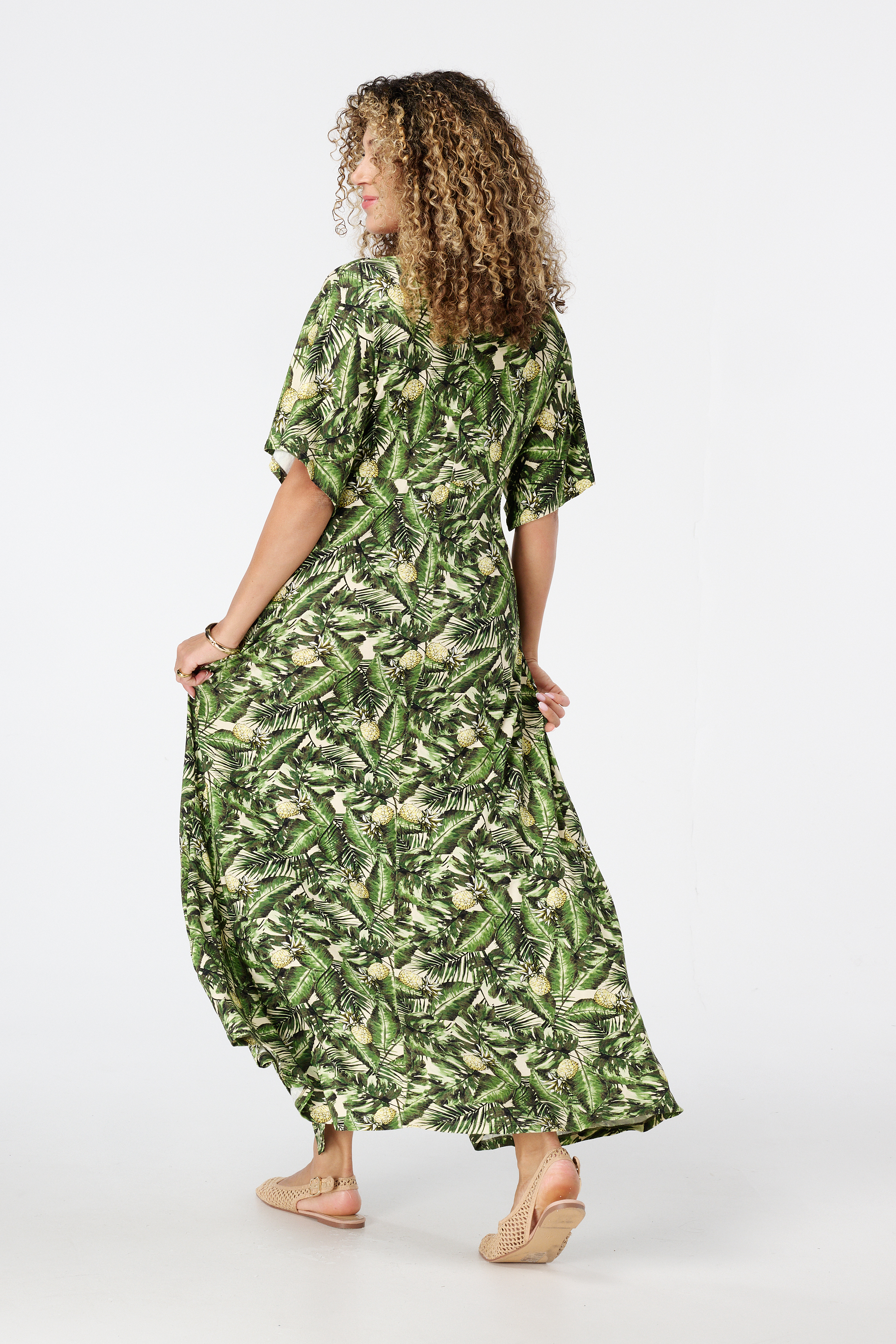 Jurk met print Multi Green