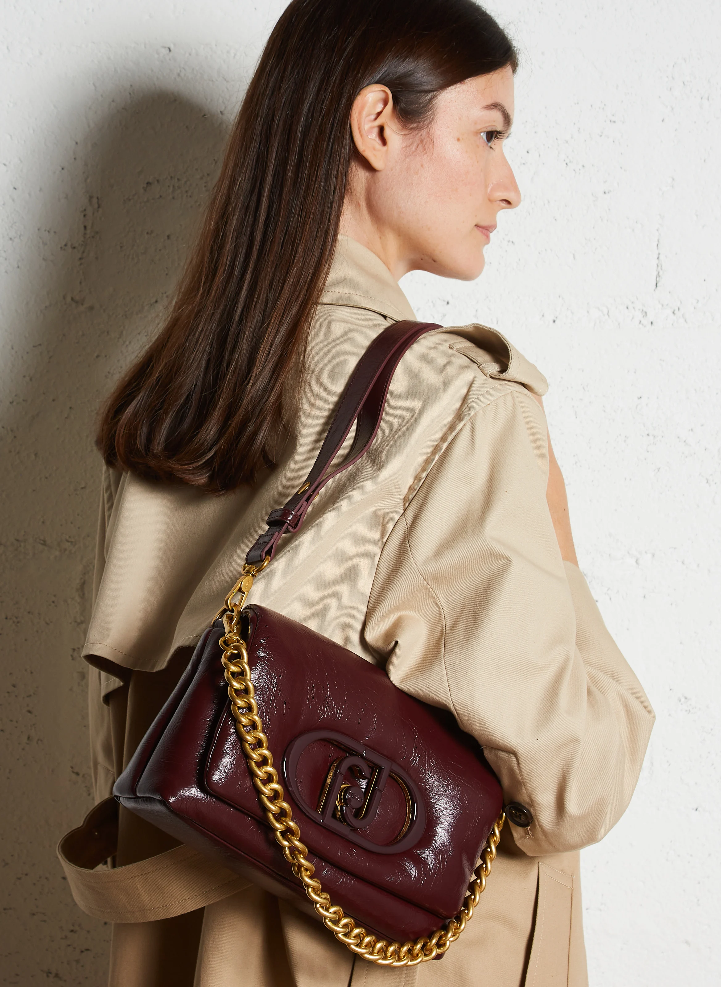 Sac effet cuir | Rouge