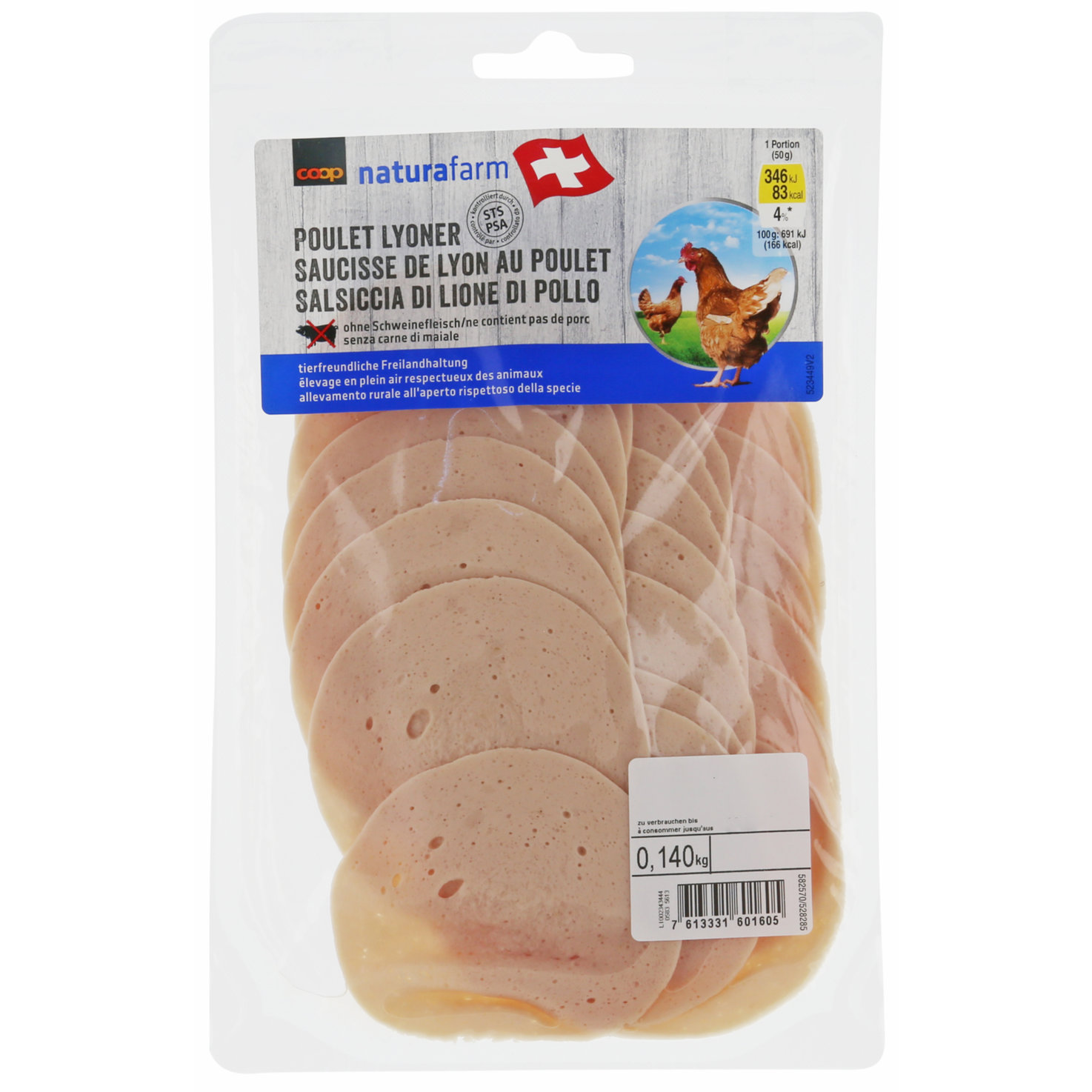 Naturafarm Poulet-Lyoner