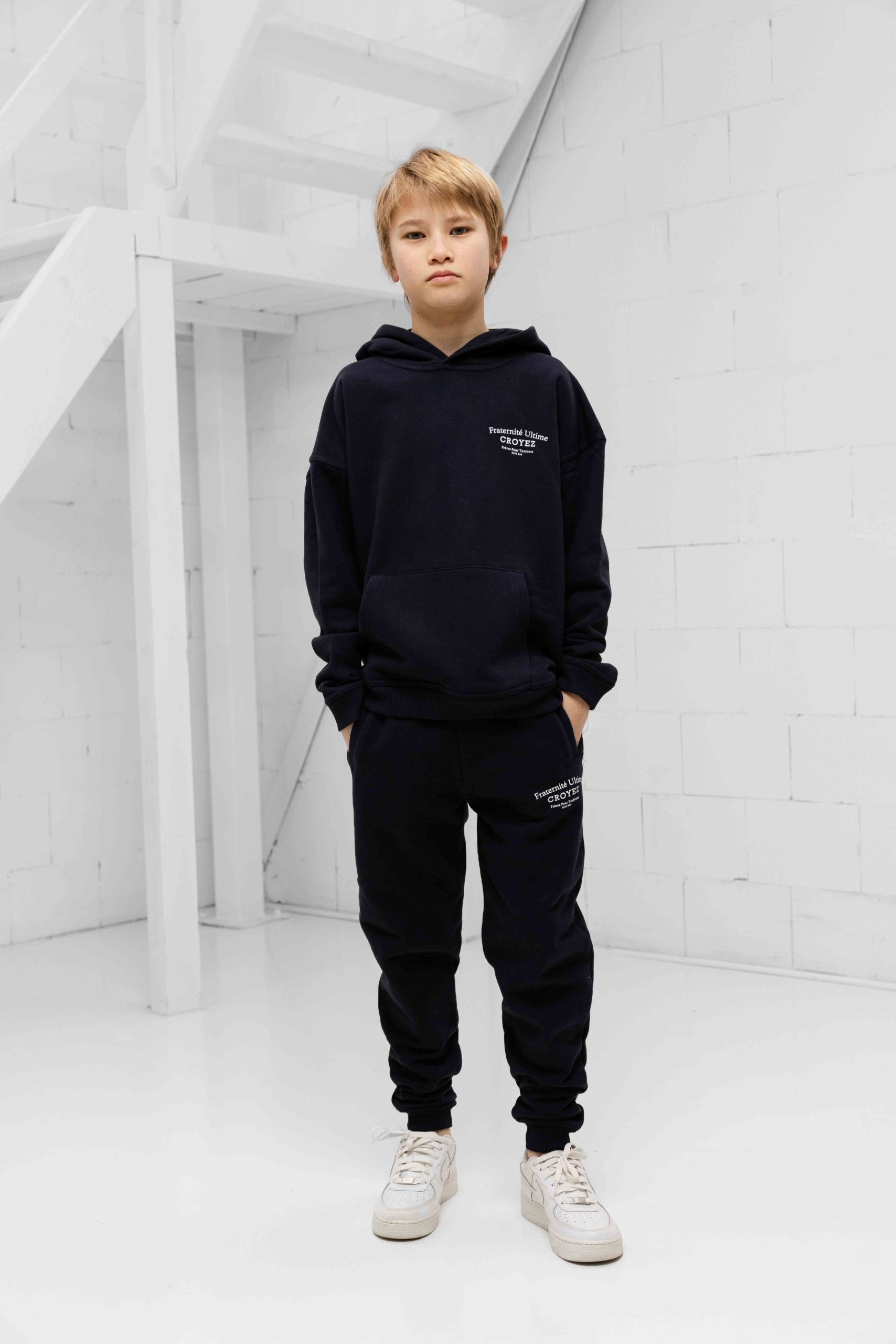 Croyez Fraternité Trainingspak Kids Donkerblauw