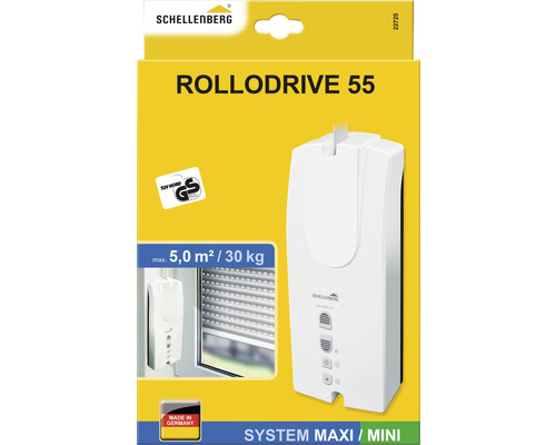 Schellenberg Rollodrive 55 bandopwinder, 22725, trekkracht 30 kg