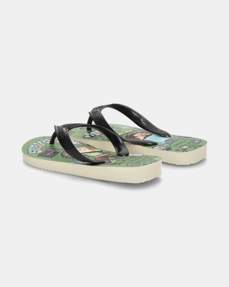 Havaianas Minecraft Slippers  - zwart