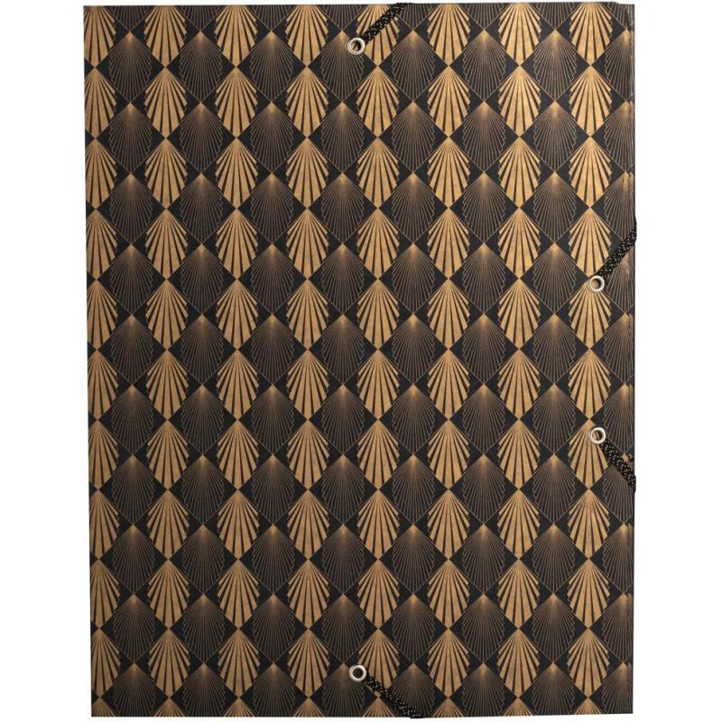 Boîte de classement dos 25mm carte lustrée 600g/m2 Néo Déco - Couleurs assorties