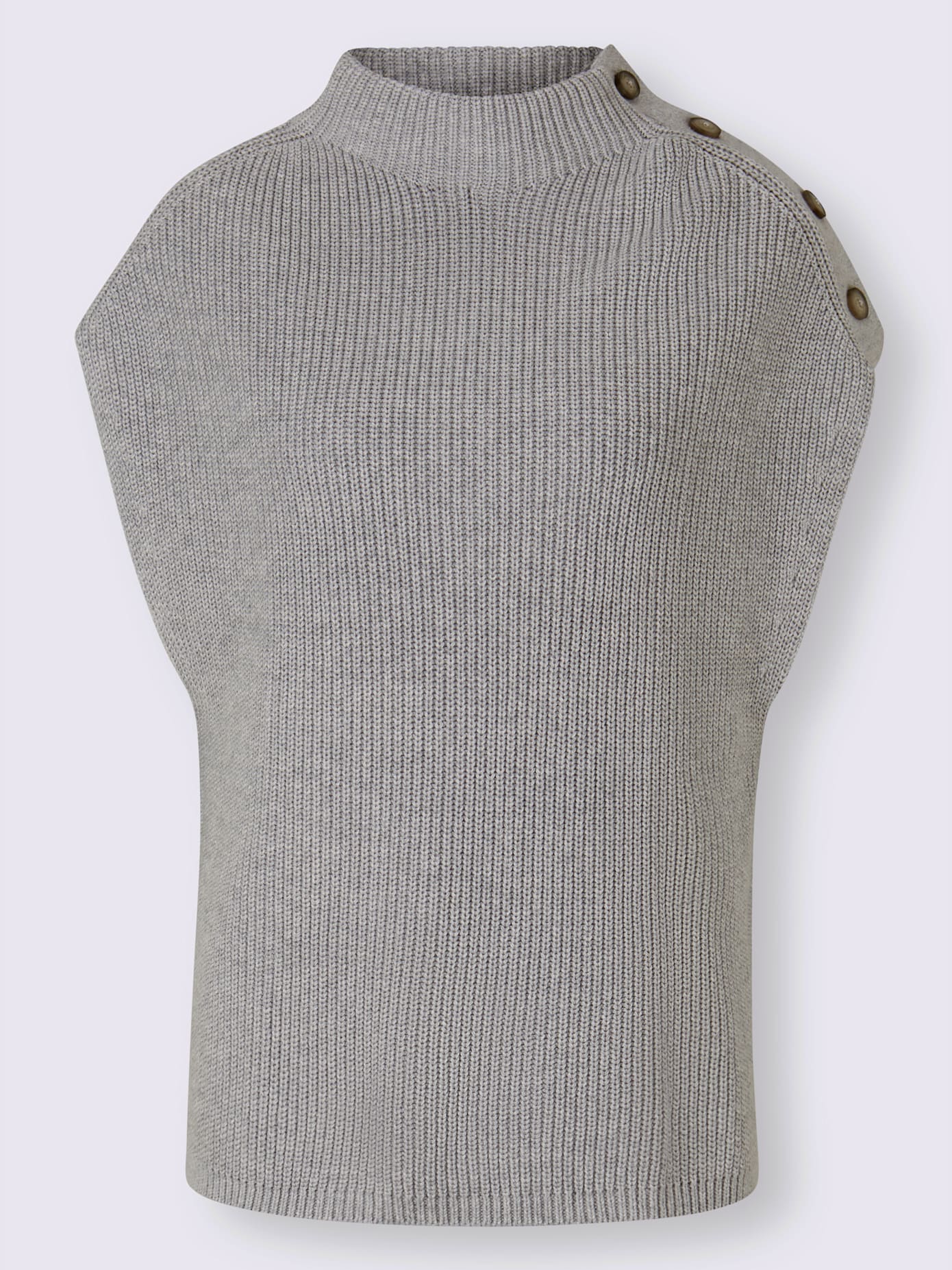 Débardeur en tricot col montant
