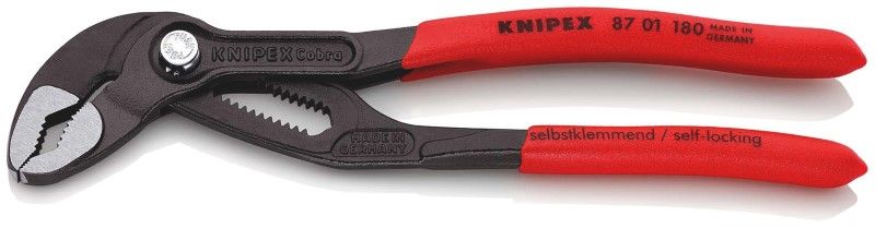 Knipex 8701180 Waterpomptang Cobra gepolijst 180mm