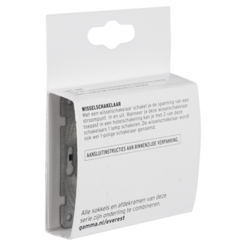 GAMMA Everest Wisselschakelaar Aluminium