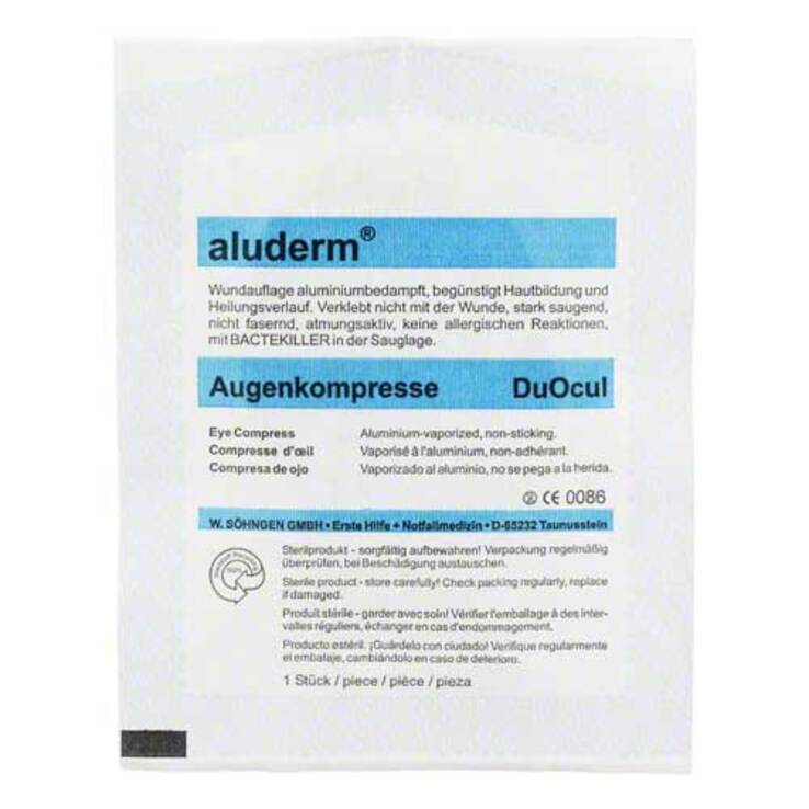 Aluderm Augenkompresse Duocu, 1 St