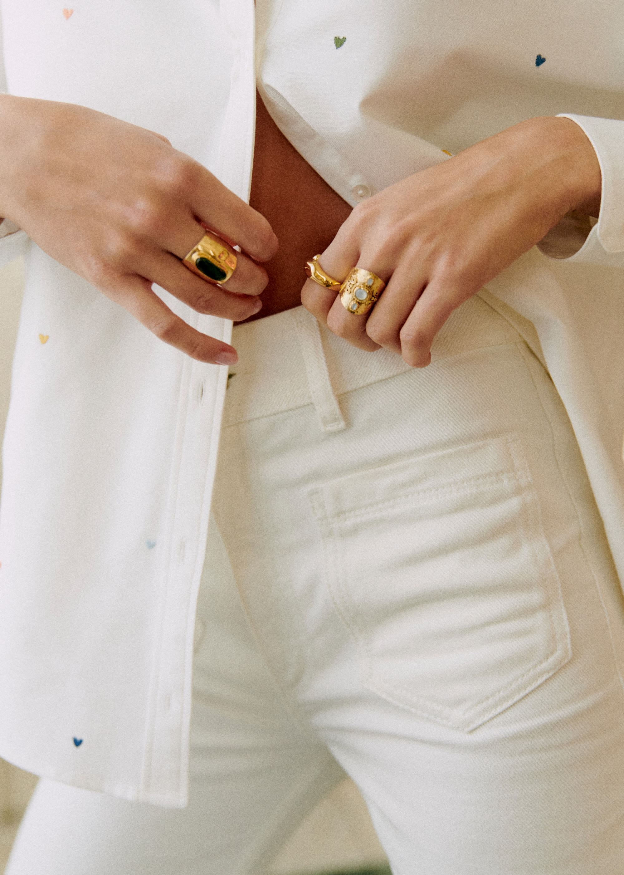 Bague Tae - Nacre - E-SHOP/BIJOUX Bracelets & Bagues 5905869
