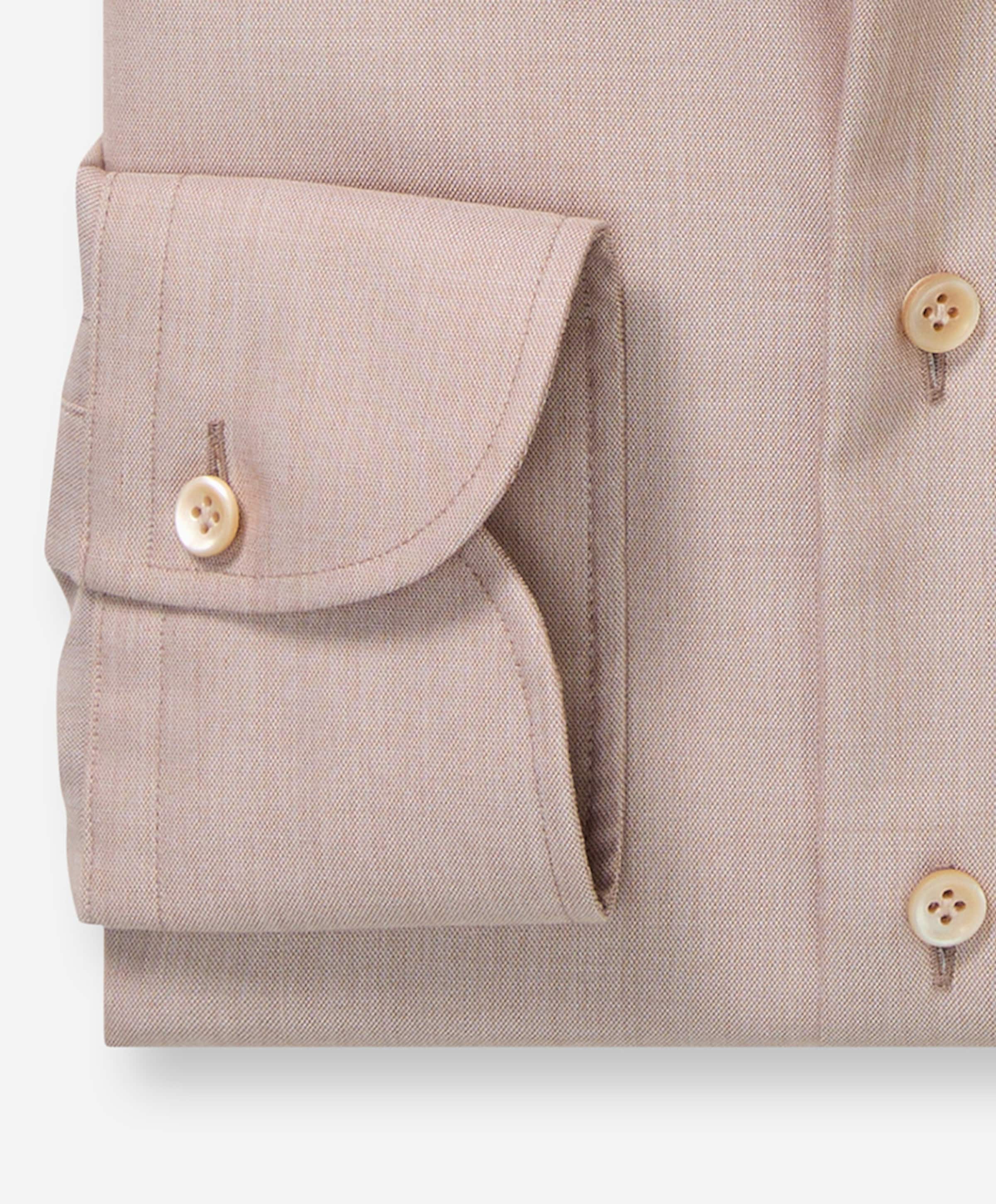 Olymp-Signature Heren overhemd lange mouw beige