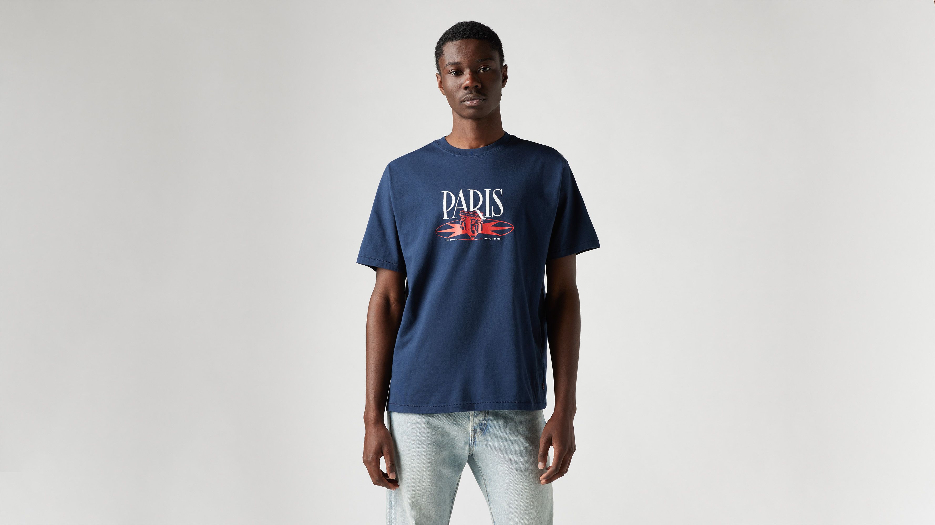 Levi's® Red Tab™ T-shirt vintage - Vintage Tee 02 Navy Blazer Jersey - Bleu
