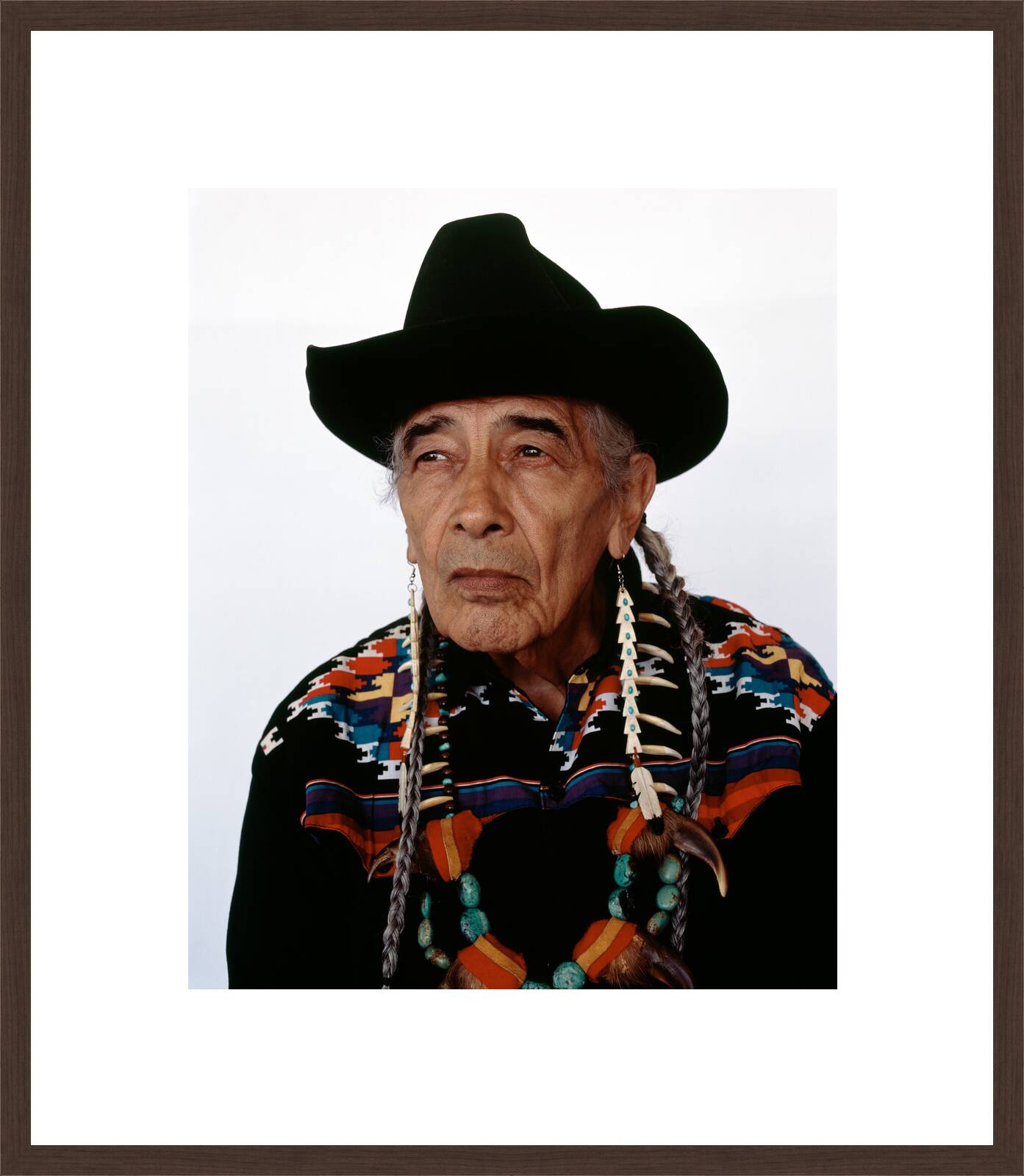 Dark Feather Moon, Lakota Sioux, Texas by Eric Klemm - Limited Edition. Edition of: 100. Signed.