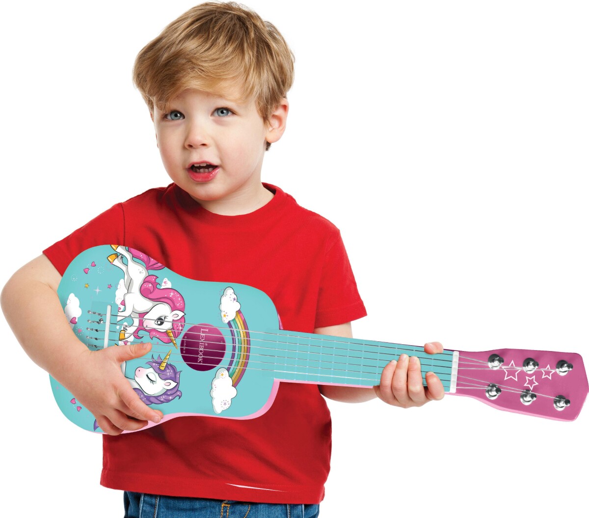 Lexibook - Guitar Til Børn - Enhjørning - Træ