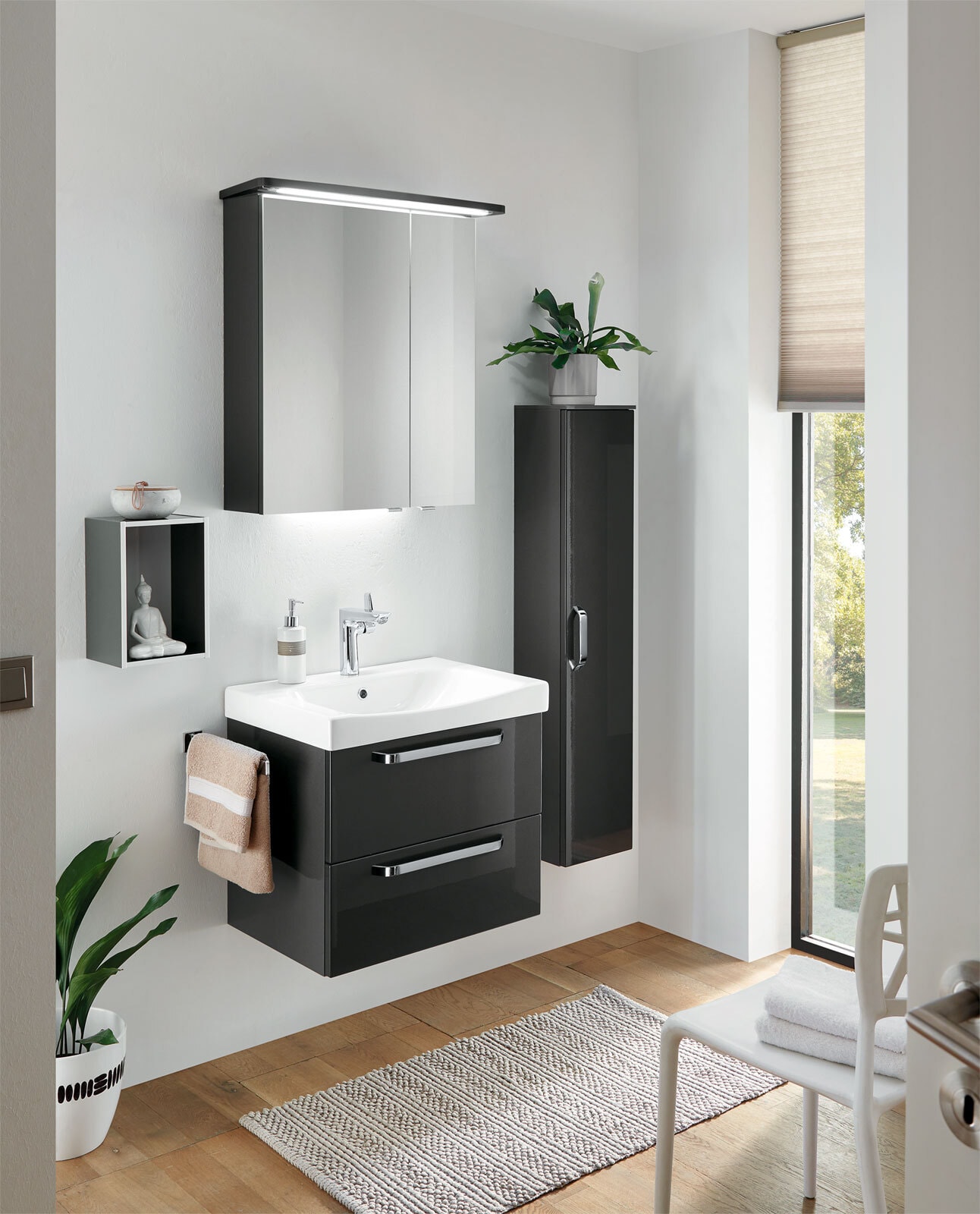 Musterring Midischrank REVENTO Anthrazit