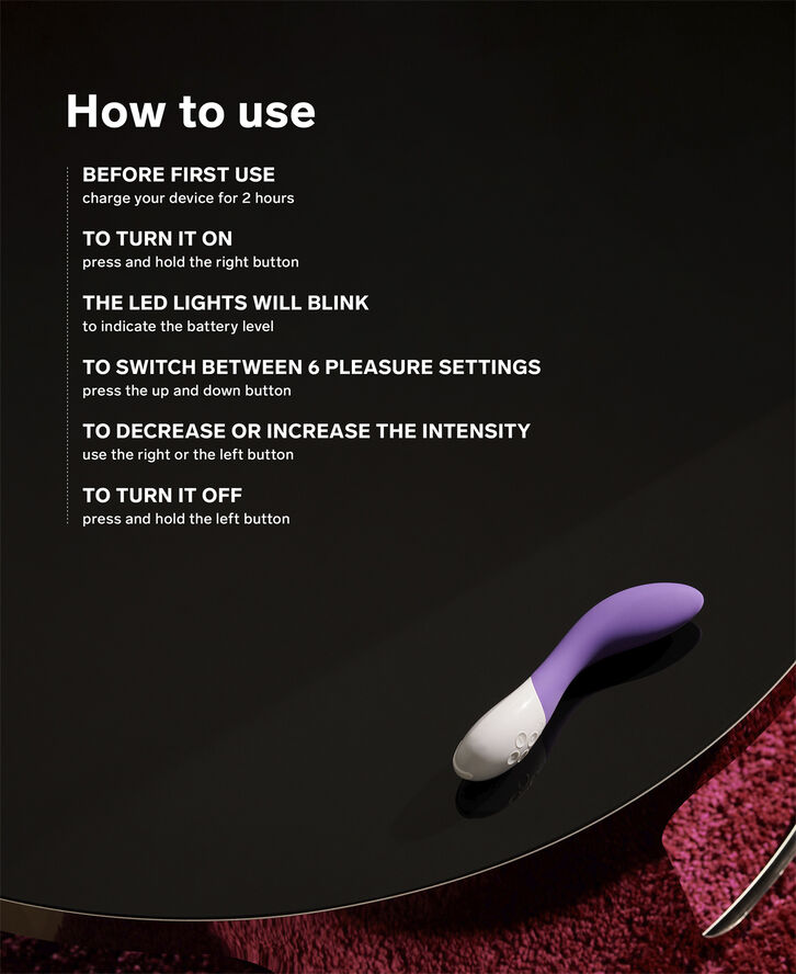 LELO Mona 2 G-punkt Vibrator Cerise