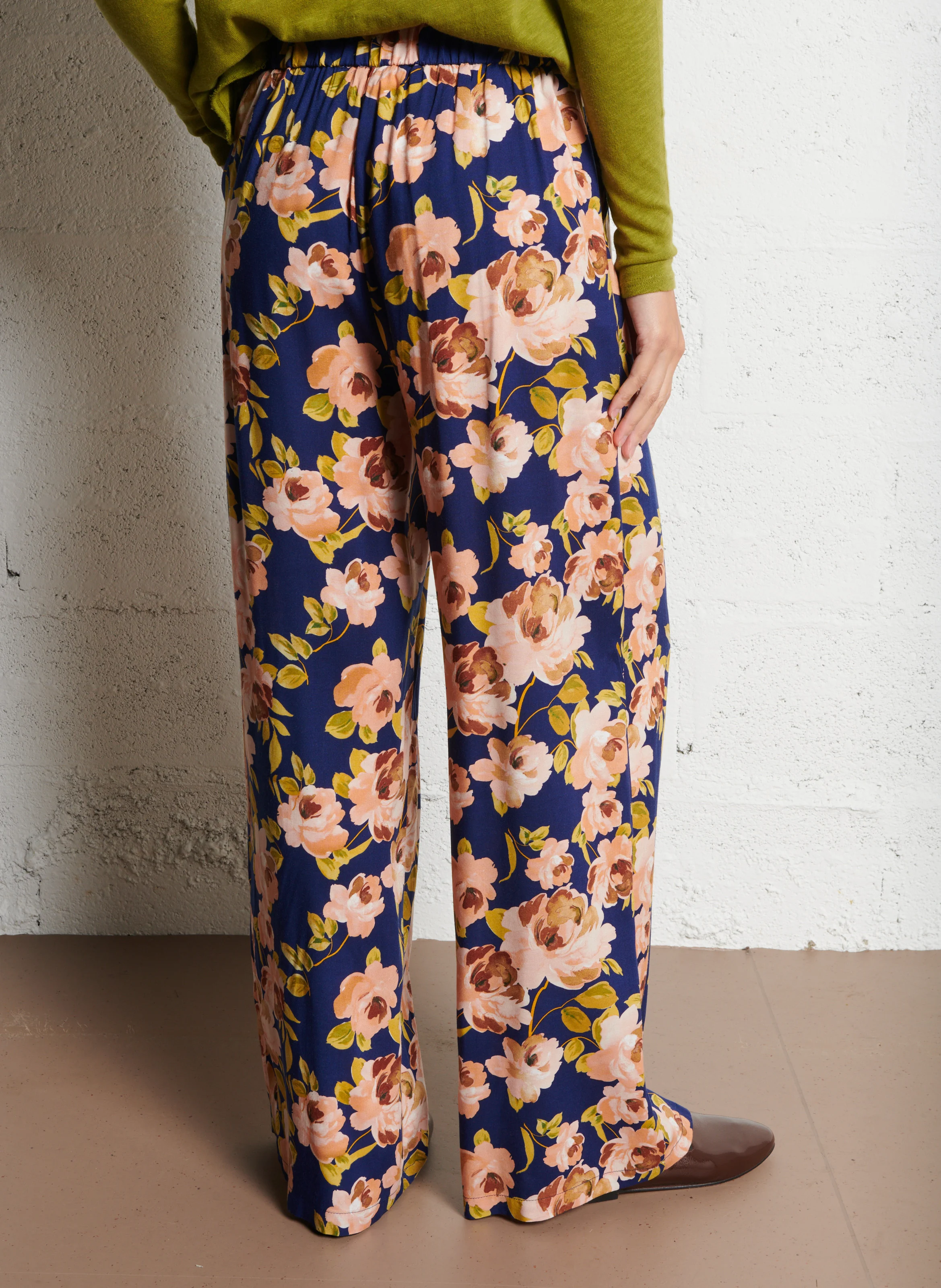 POZO - Pantalon droit imprimé | Multicolore