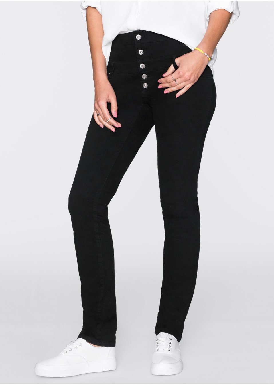 Pantalon taille haute