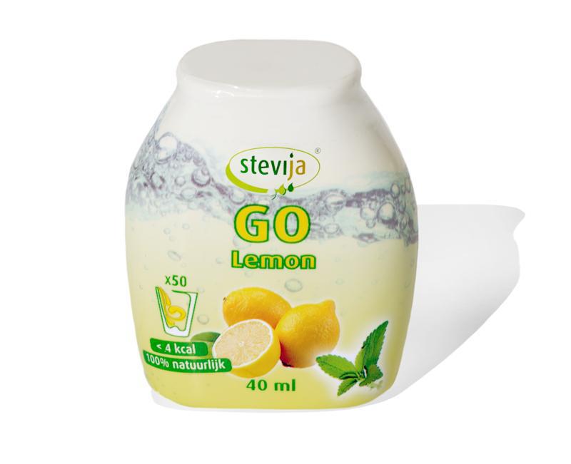 Stevija Stevia Limonadesiroop Go Lemon 40ml