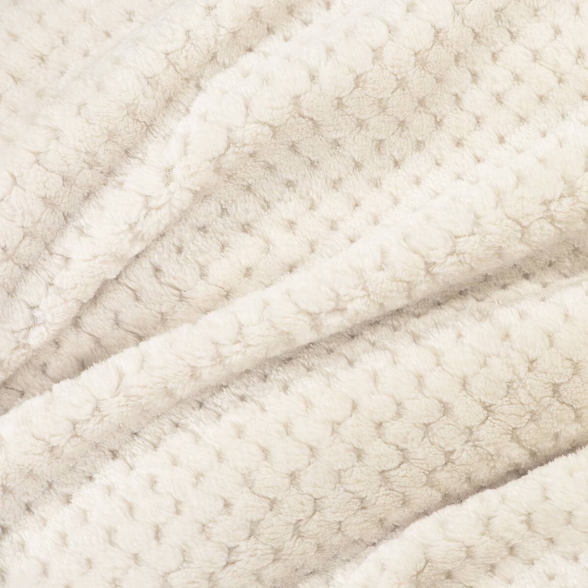 LA REDOUTE INTERIEURS<br>Manta de microfibra, Puntos