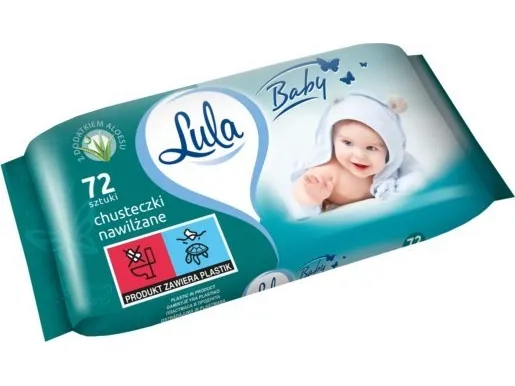 LULA-Aloe vera vådservietter 72 stk