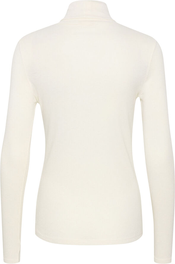 Soaked in Luxury SLFauna Rollneck Whisper white