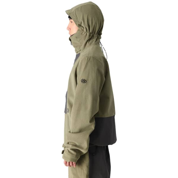 Veste snowboard 686 MENS GHOST 2.5L ANORAK SAGE CORDUROY COLORBLOCK