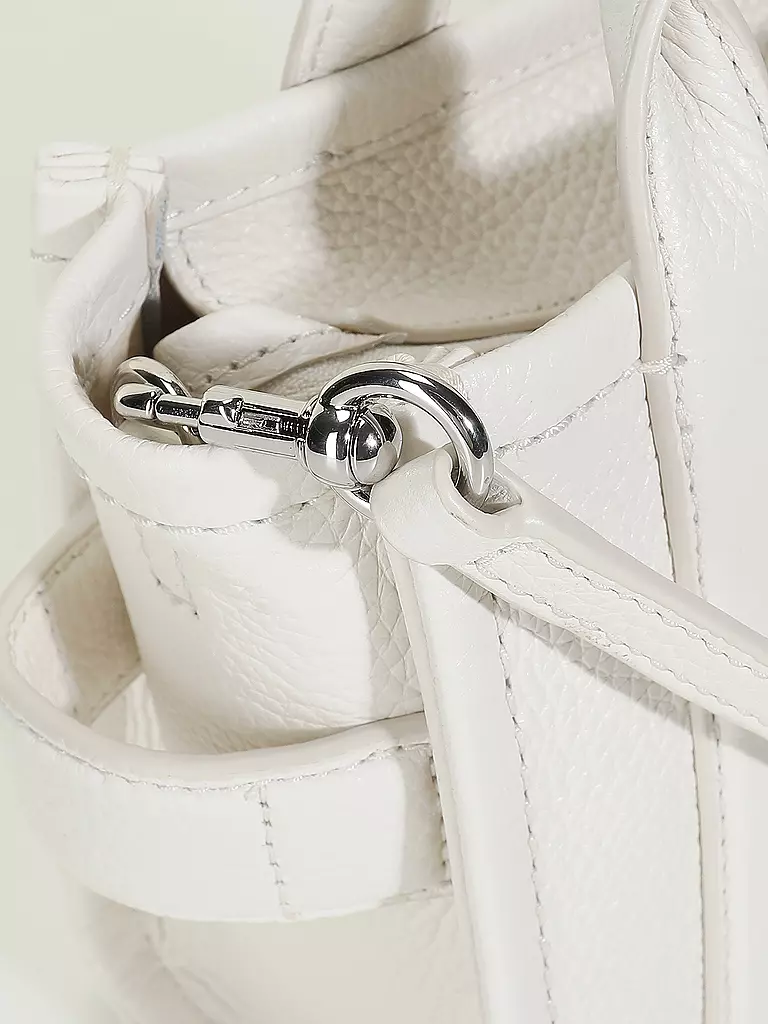 MARC JACOBS Ledertasche - Tote Bag THE MINI TOTE weiss
