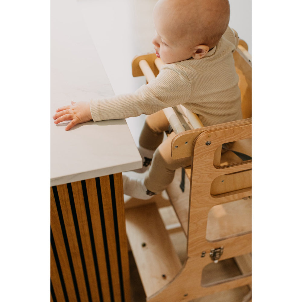 Køb Duck Woodworks Natural High Stol Add-on Til læringstårn