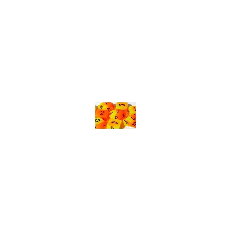 Pack de 36 dés D6 * gemini * ORANGE & JAUNE